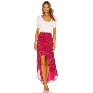 REVOLVE LPA Amali Skirt in Raquel Floral Size XS